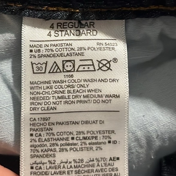 OLD NAVY Rockstar Midrise Ankle Jeans Size 4 NWOT - Picture 9 of 9